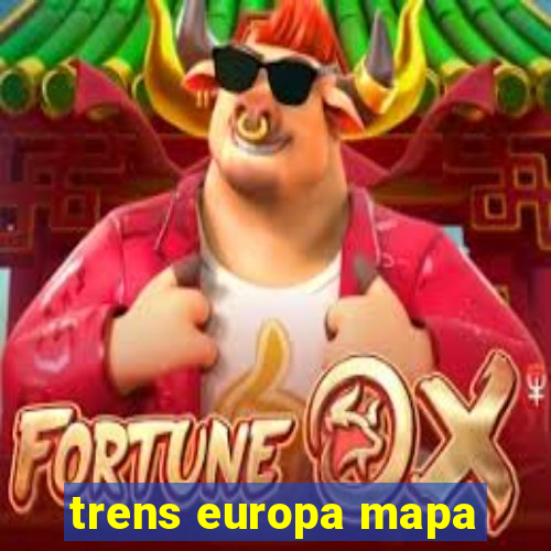 trens europa mapa