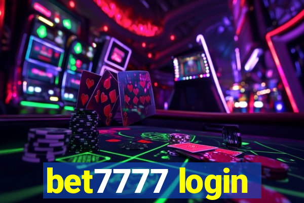 bet7777 login